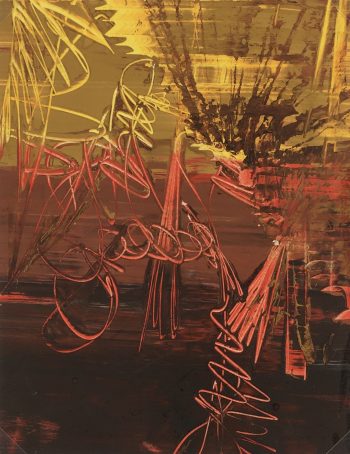 Abstract Modern Original Art - Earthen Abstract, French, 