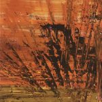 Abstract Modern Original Art - Earthen Abstract, French, 