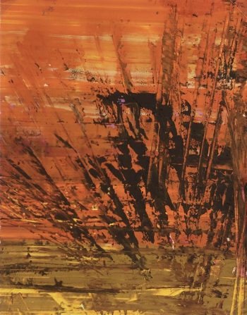 Abstract Modern Original Art - Earthen Abstract, French, 