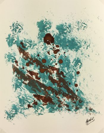 Abstract Modern Original Art - Abstract, J. Angelos, 2015