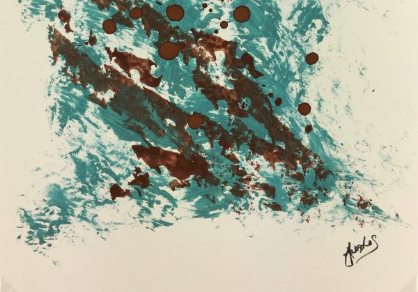 Abstract Modern Original Art - Abstract, J. Angelos, 2015
