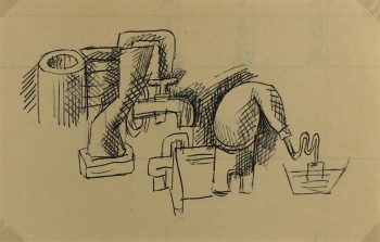 Abstract Modern Original Art - Modern, Albert Vialé, c.1940