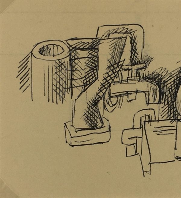 Abstract Modern Original Art - Modern, Albert Vialé, c.1940