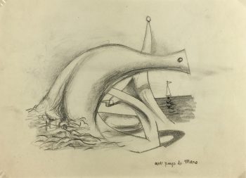 Abstract Modern Original Art - Surrealist, Albert Vialé, c.1930