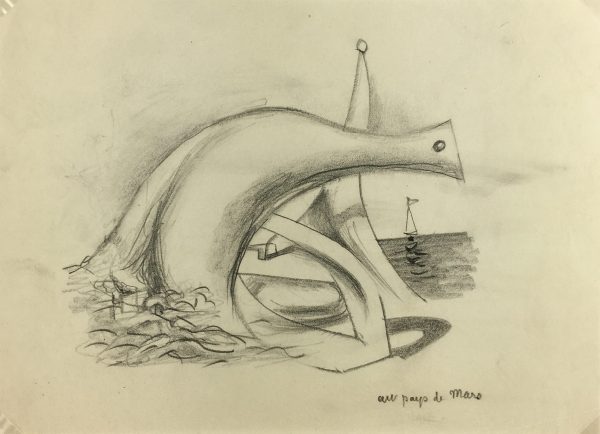 Abstract Modern Original Art - Surrealist, Albert Vialé, c.1930