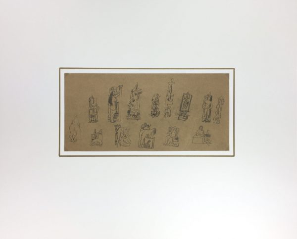 Abstract Modern Original Art - Pencil - Surrealist, Albert Vialé, c.1930
