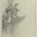 Abstract Modern Original Art - Surrealist, Albert Vialé, 1983