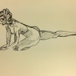 Nudes Original Art - Nude, JB Grancher, c.1950