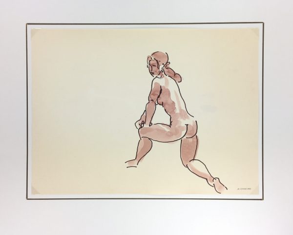 Nudes Original Art - Nude, JB Grancher, c.1950
