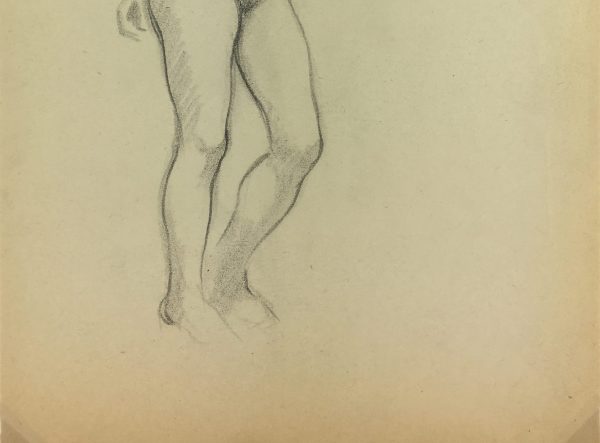 Nudes Original Art - Nude Drawing, Johann Ernst, c.1940