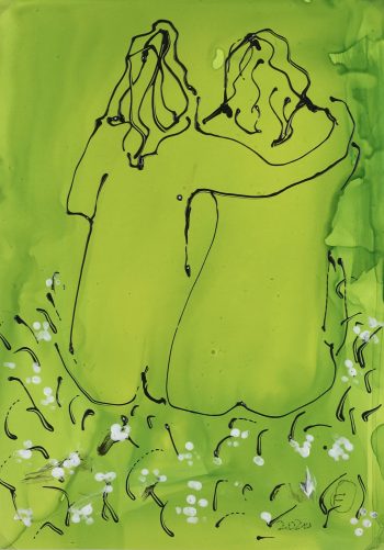 Nudes Original Art - Figures, F. Fortoul, 2020