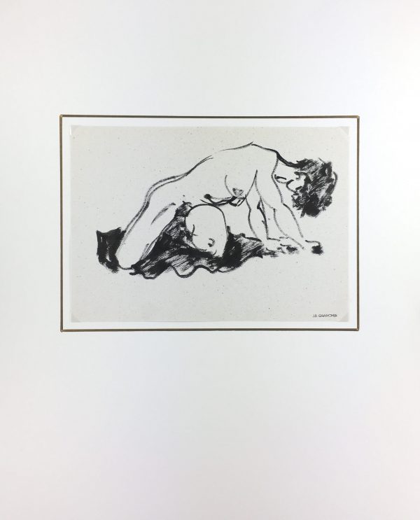 Nudes Original Art - Nude, JB Grancher, c.1950