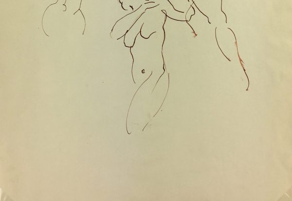 Nudes Original Art - Nudes, Jean-Baptise Grancher, c.1950