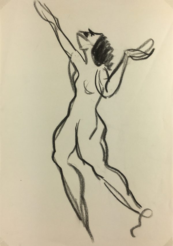 Nudes Original Art - Nude, JB Grancher, c.1950
