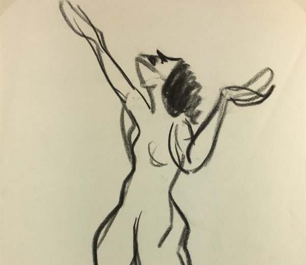 Nudes Original Art - Nude, JB Grancher, c.1950
