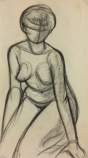 Nudes Original Art - L'Anonyme, French, c.1960