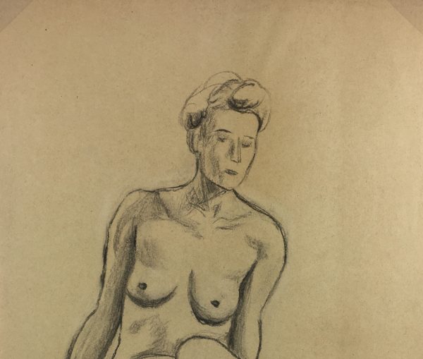 Nudes Original Art - Female Nude, French, 1941