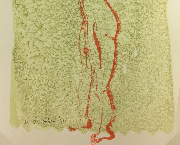 Nudes Original Art - Modern Nude, Signed, 1981