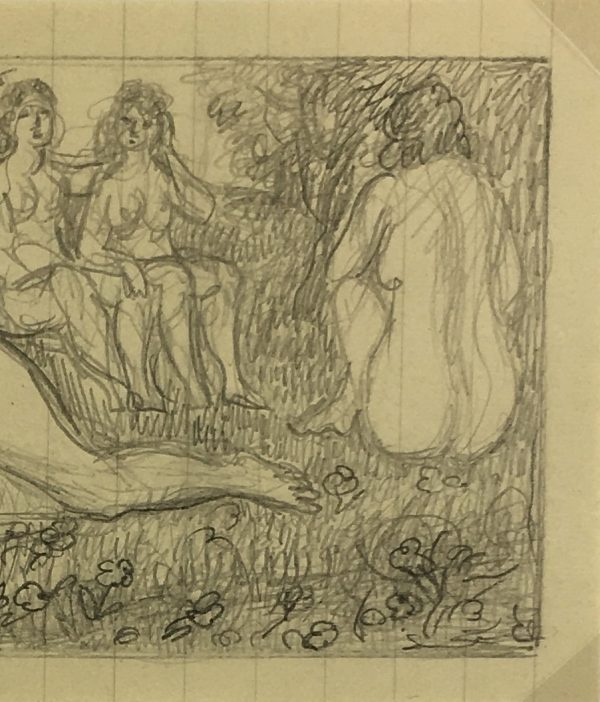 Nudes Original Art - Nudes, Albert Vialé, c.1940
