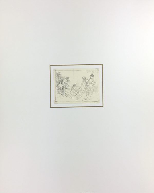 Nudes Original Art - Nudes, Albert Vialé, c.1940