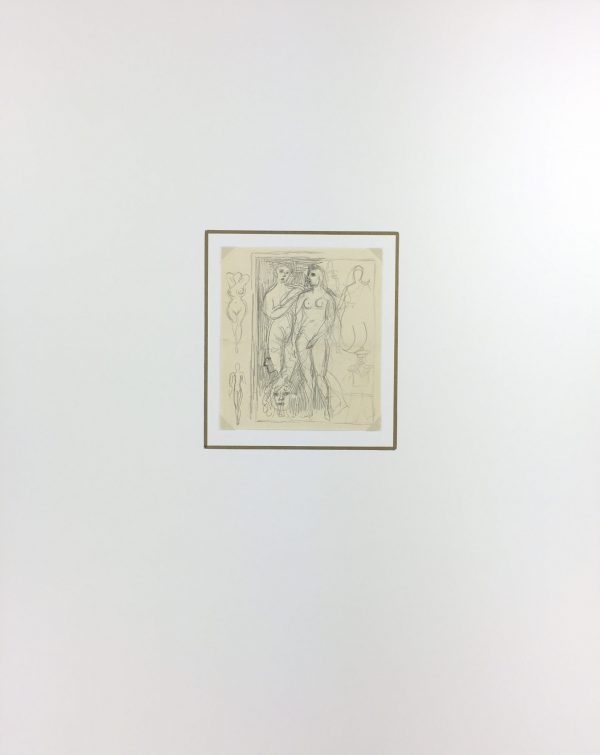 Nudes Original Art - Nudes, Albert Vialé, c.1940