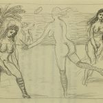 Nudes Original Art - Nudes, Albert Vialé, c.1940