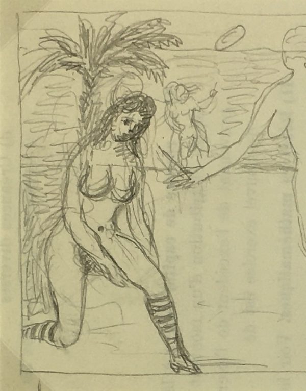 Nudes Original Art - Nudes, Albert Vialé, c.1940
