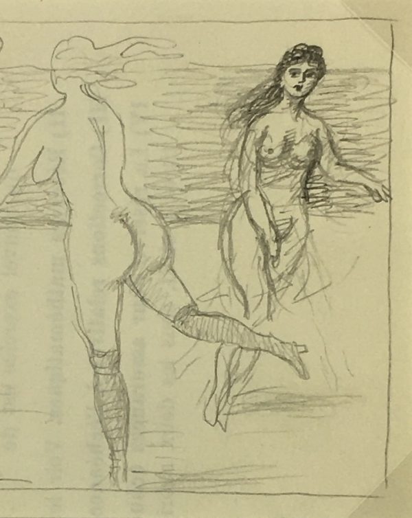 Nudes Original Art - Nudes, Albert Vialé, c.1940