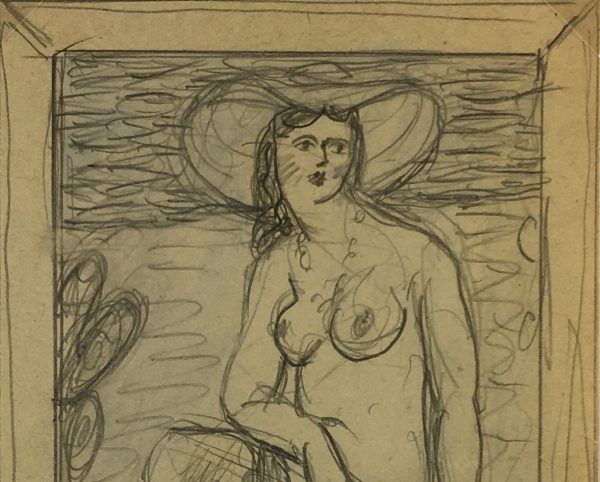 Nudes Original Art - Nude, Albert Vialé, c.1940