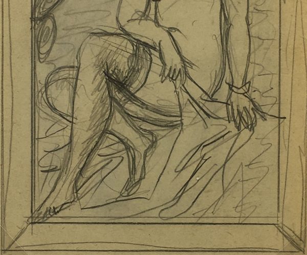 Nudes Original Art - Nude, Albert Vialé, c.1940