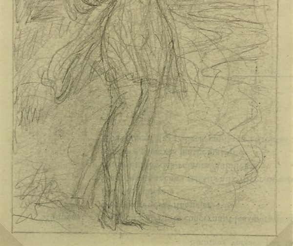 Nudes Original Art - Nude Violin, Albert Vialé, c.1940