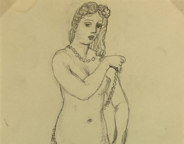 Nudes Original Art - Nude , Albert Vialé, c.1940