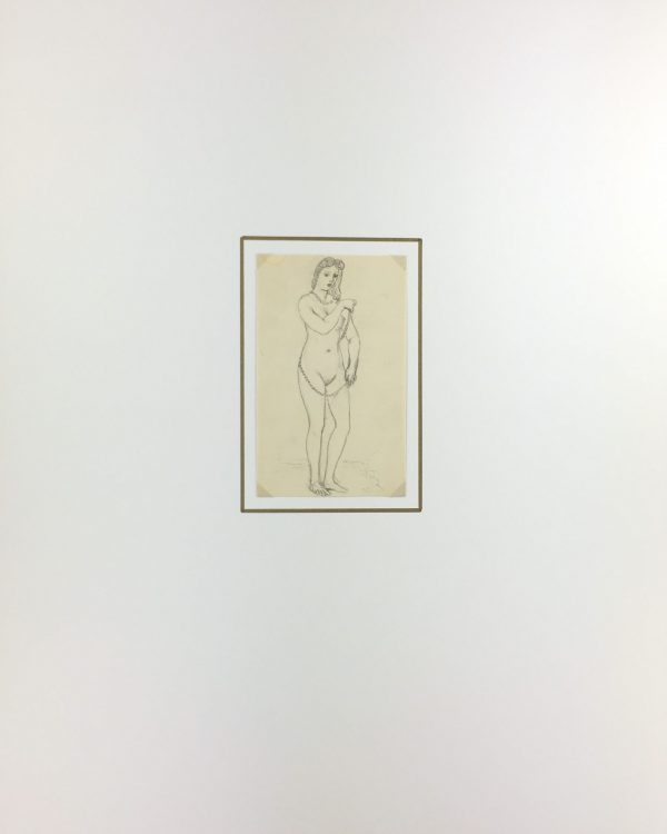 Nudes Original Art - Nude , Albert Vialé, c.1940