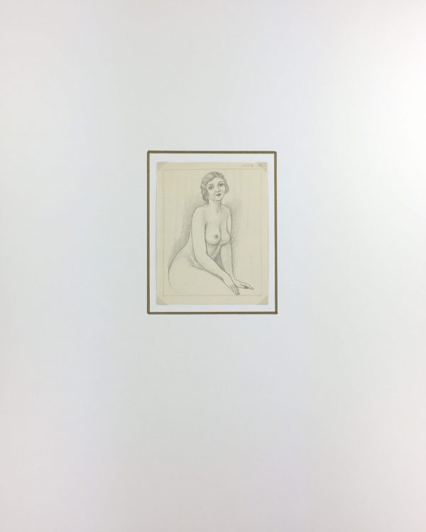 Nudes Original Art - Nude, Albert Vialé, 1939