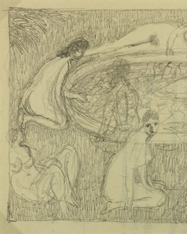 Nudes Original Art - Nudes, Albert Vialé, c.1940