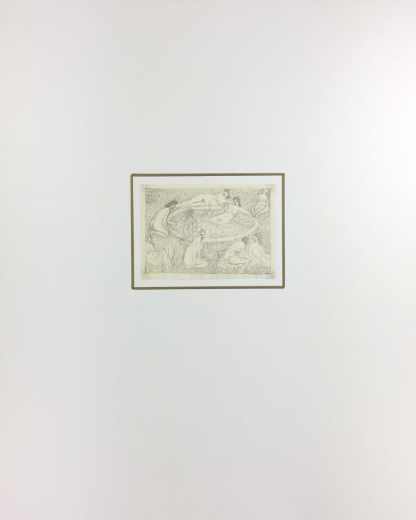 Nudes Original Art - Nudes, Albert Vialé, c.1940
