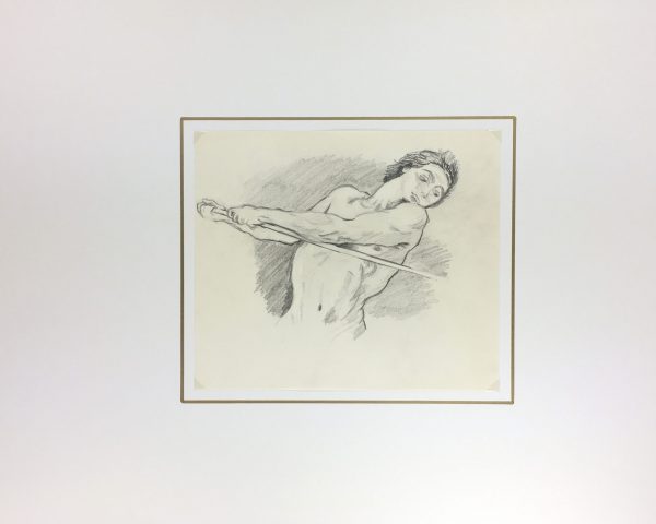 Nudes Original Art - Male Study, Fabienne Monestier, c.1990