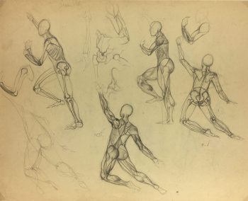 Nudes Original Art - Drawing, Suzanne Lilar, c.1930