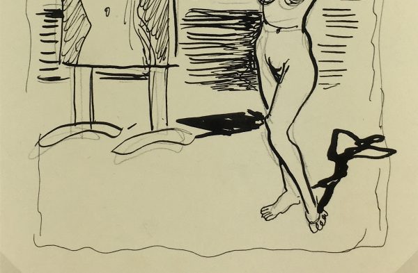 Nudes Original Art - Pen/Ink - Modern, Albert Vialé, c.1930