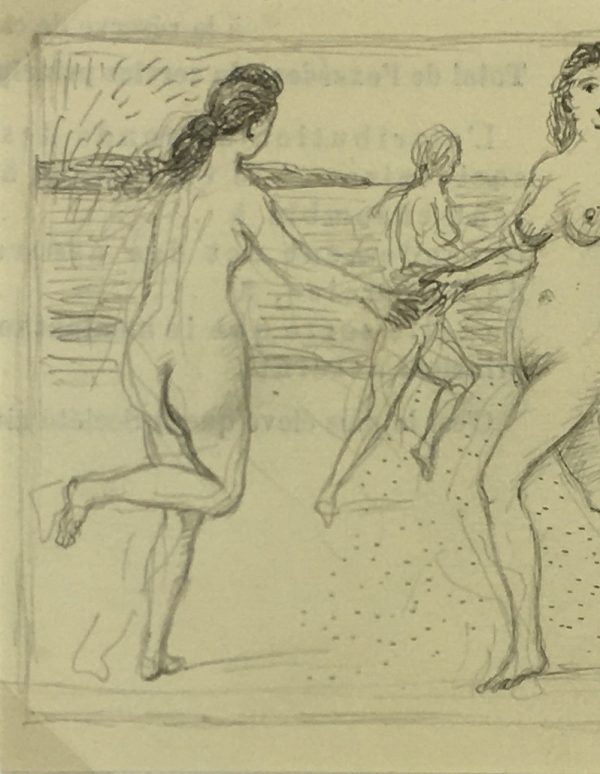 Nudes Original Art - Nudes, Albert Vialé, c.1940