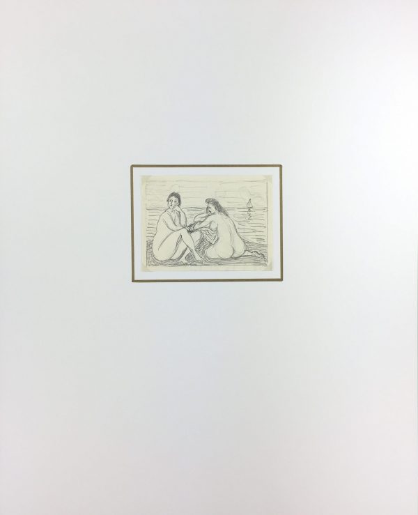 Nudes Original Art - Nudes, Albert Vialé, c.1940
