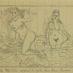 Nudes Original Art - Nudes, Albert Vialé, c.1940