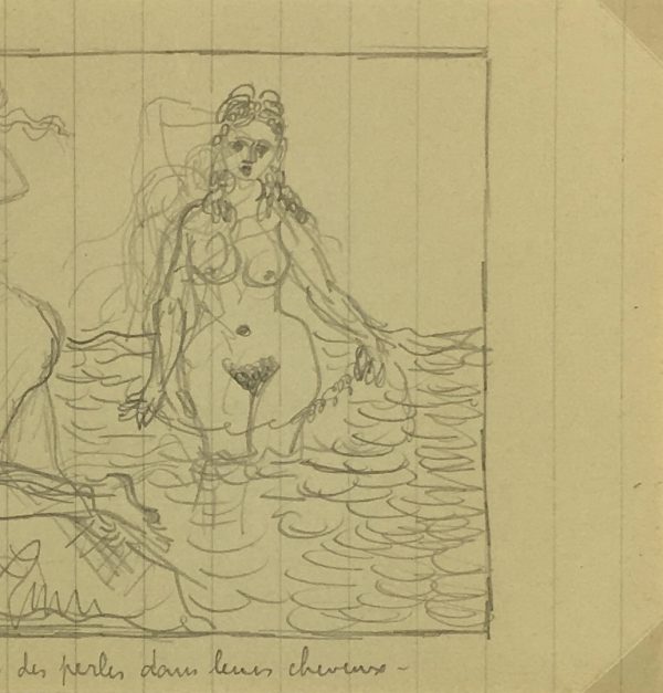 Nudes Original Art - Nudes, Albert Vialé, c.1940