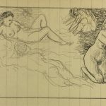 Nudes Original Art - Nudes, Albert Vialé, c.1940