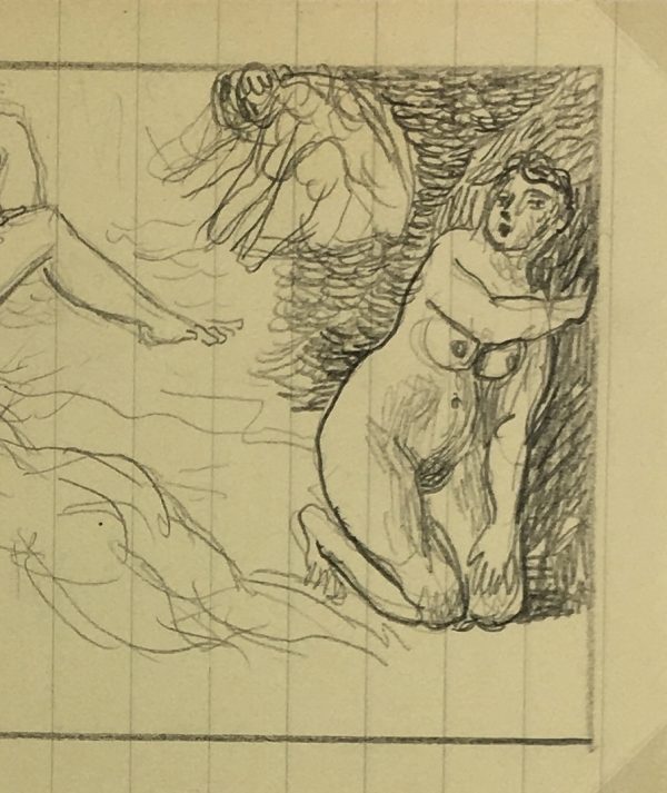 Nudes Original Art - Nudes, Albert Vialé, c.1940