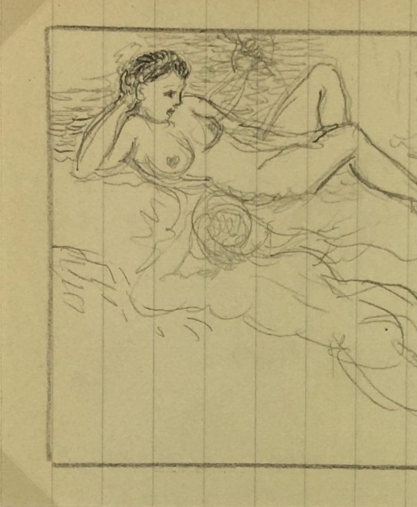 Nudes Original Art - Nudes, Albert Vialé, c.1940