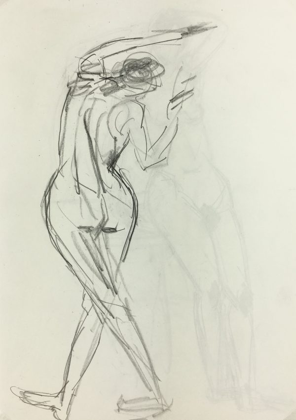 Nudes Original Art - Nudes, French, 1990s