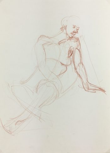 Nudes Original Art - Nudes, French, 1980s
