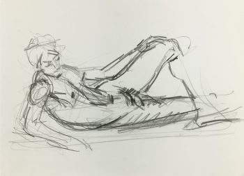 Nudes Original Art - Nudes, French, 1980s