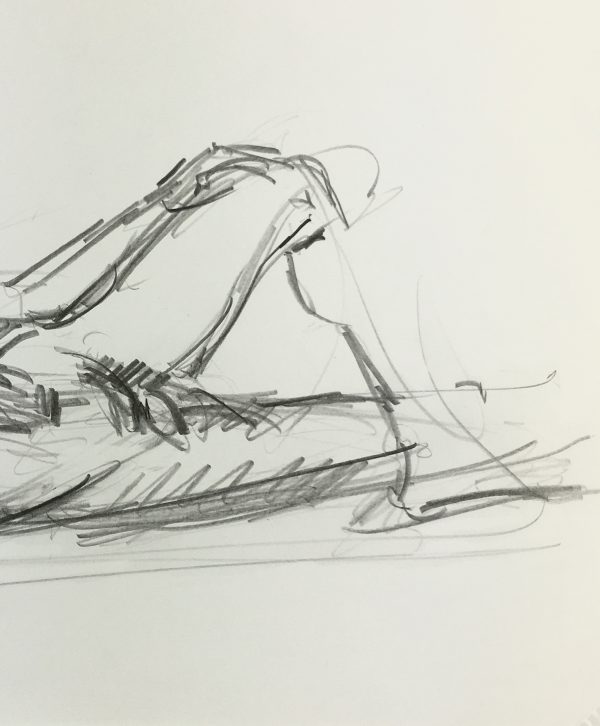 Nudes Original Art - Nudes, French, 1980s
